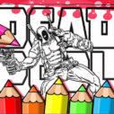 Deadpool Coloring Book 5 deadpool coloring book